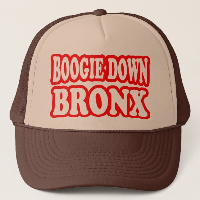 Boogie Down Bronx, NYC Trucker Hat (Front)