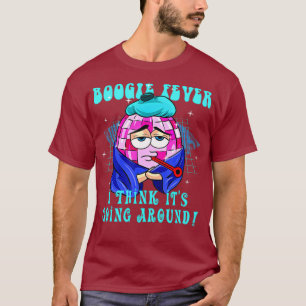Boogie Fever Funny Disco Mirrored Ball T-Shirt