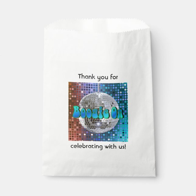 Boogie On! 1 Favour Bag (Front)