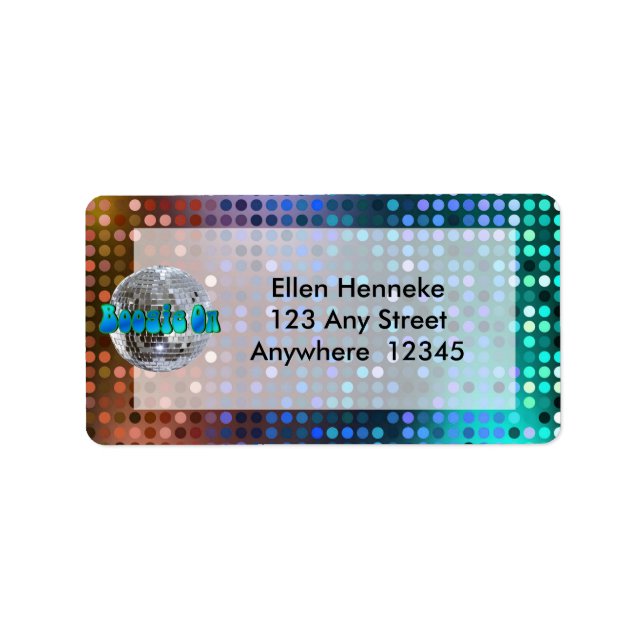 Boogie On! 1 Label (Front)