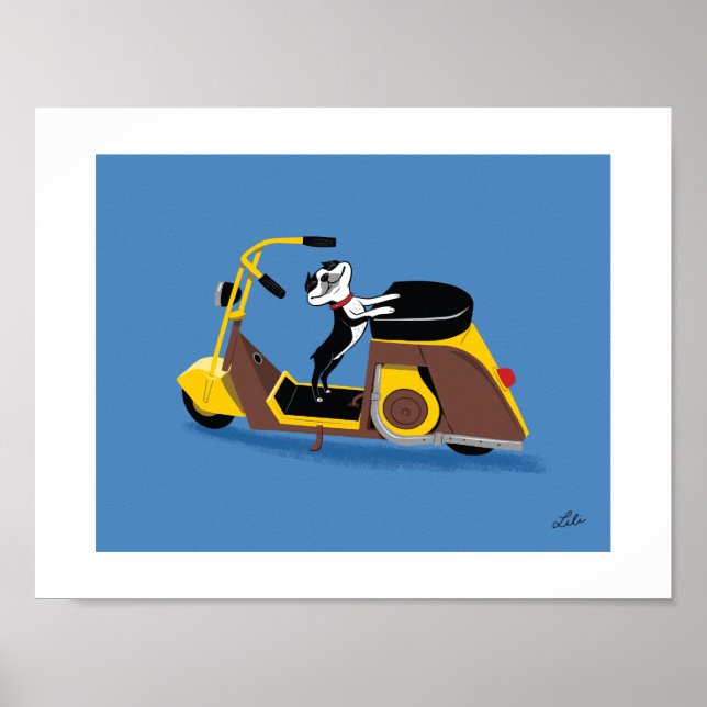 Boogie on Cushman Poster (Front)