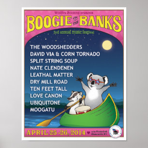 Boogie on the Banks 2014 poster