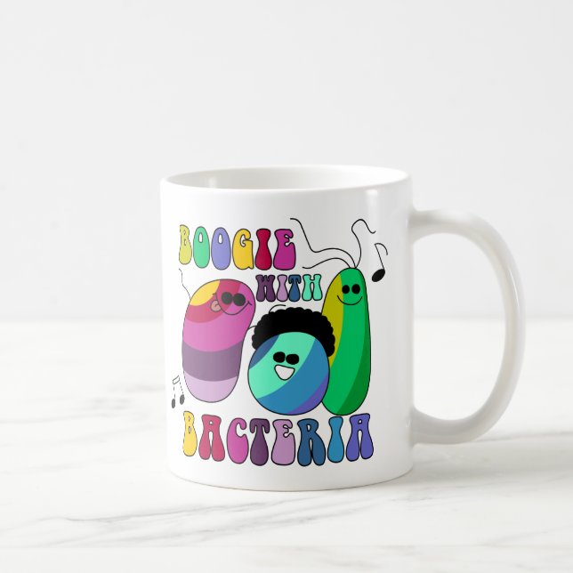 Boogie with Bacteria Coffee Mug (Right)