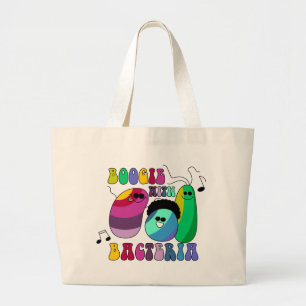 Boogie with Bacteria Large Tote Bag