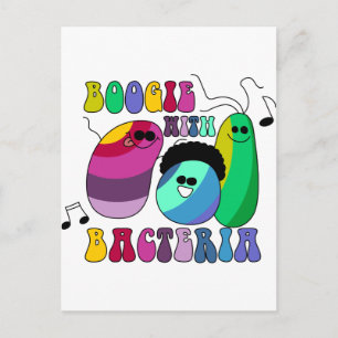 Boogie with Bacteria Postcard
