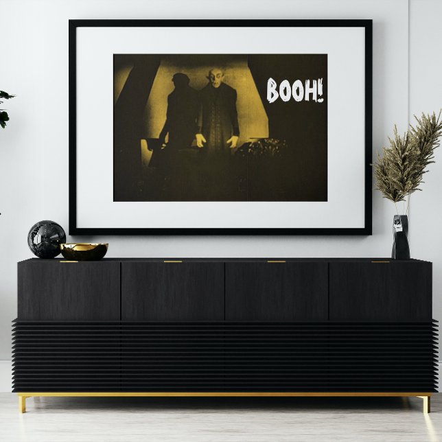 Booh Vampire Yellow Horror Movie Nosferatu Poster (Creator Uploaded)