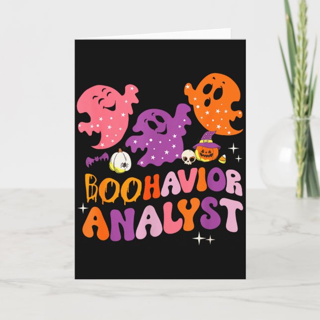 Boohavior Squad Yst Squad Aba Therast Halloween  Card (Front)