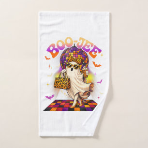 Boojee Ghost Halloween Boo JEE Disco Hand Towel