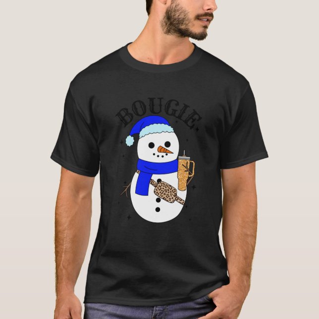 Boojee Snowman Bougie Snowman Belt Bag Boojee Xmas T-Shirt (Front)