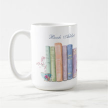 Book Addict Customisable Large Mug