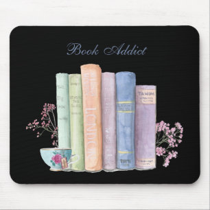 Book Addict Personalised Mousepad