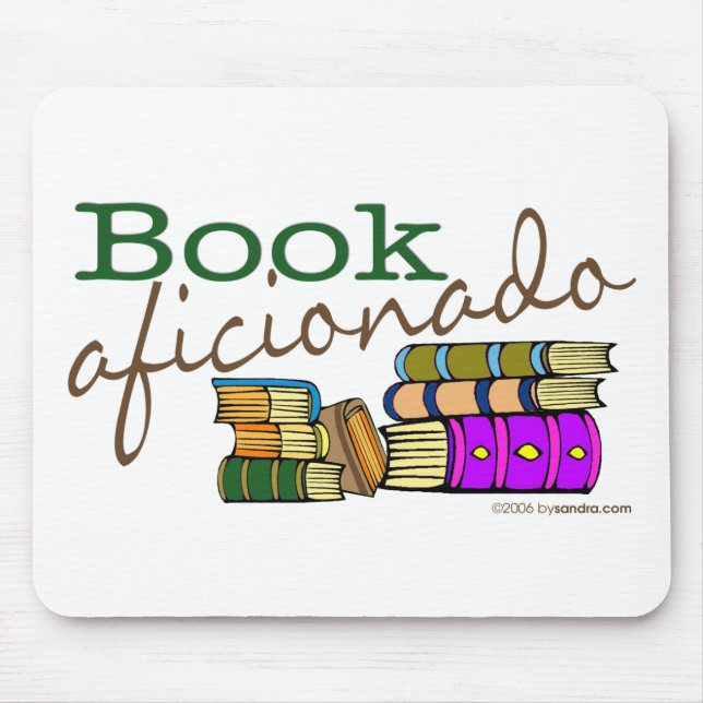 Book Aficionado Mouse Pad (Front)