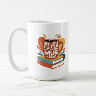 Book and Brew Bliss Coffee Mug