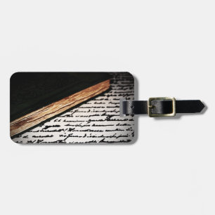 Book and Letter Luggage Tag