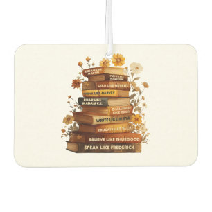 Book Black History Month Car Air Freshener