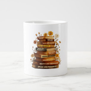Book Black History Month Large Coffee Mug