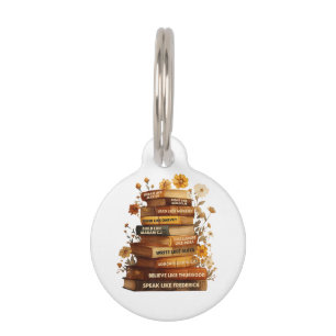 Book Black History Month Pet Tag