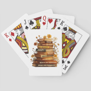 Book Black History Month Playing Cards