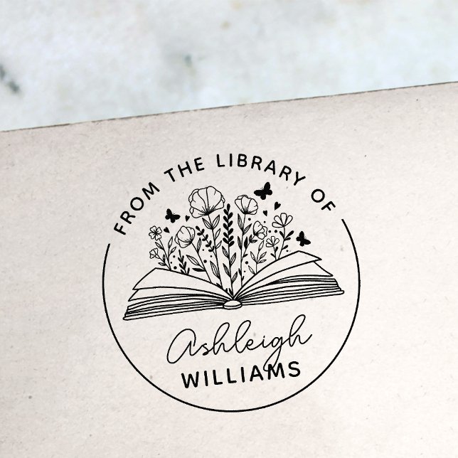 Book Blooms & Butterflies From the Library of Rubber Stamp (Creator Uploaded)