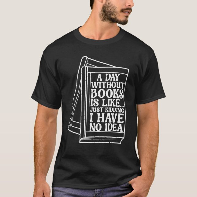 Book Book  Reading T-Shirt (Front)