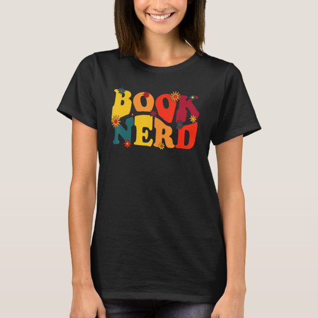 Book   Bookish Reading Bookworm Bibliophile Nerd G T-Shirt (Front)