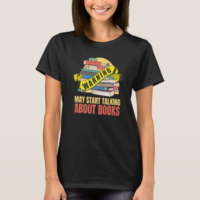 Book  Bookworm  Librarian T-Shirt (Front)
