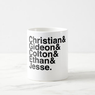 Book Boyfriend- Christian, Gideon, Colton, Ethan, Coffee Mug