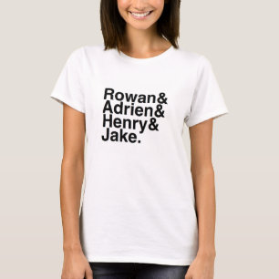Book Boyfriend — Rowan, Adrien, Henry, Jake T-Shirt