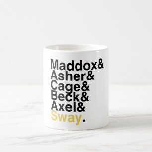 Book Boyfriends — Maddox Asher Cage Beck Axel Sway Coffee Mug