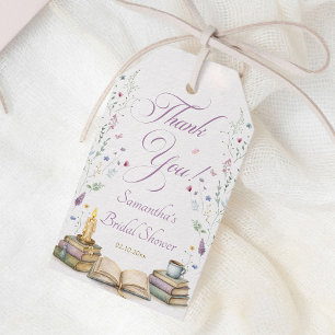 Book Bridal Shower Thank You Gift Tags