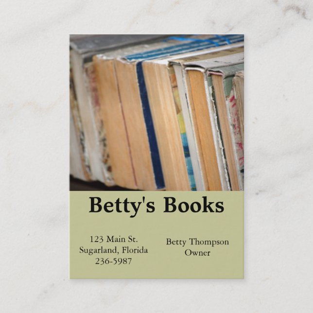 Book Business Cards (Front)