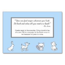Book Card - Magic Quote - Woodland Creatures