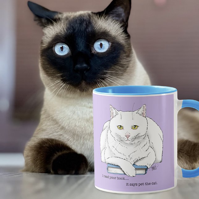 Book Cat Mug (Creator Uploaded)