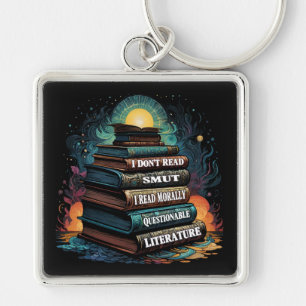 Book Choices Humour Key Ring