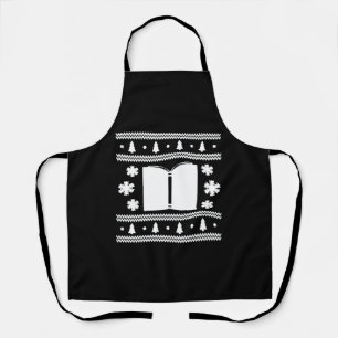 Book Christmas Shirt Apron