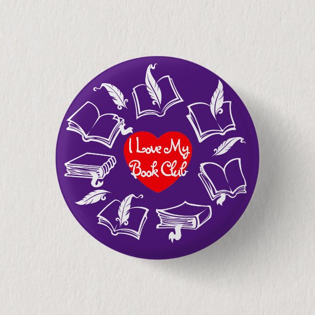 Book Club 3 Cm Round Badge (Front)