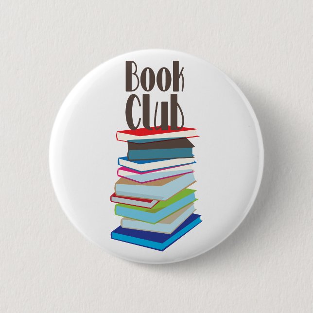 Book Club 6 Cm Round Badge (Front)