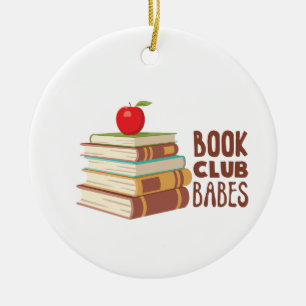 Book Club Babes Ceramic Ornament