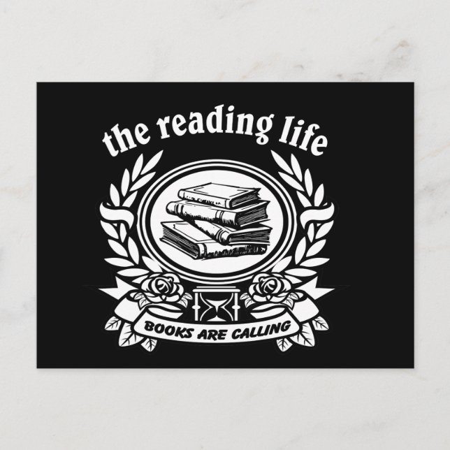 Book Club Book Marker Hosting Schedule Postcard (Front)