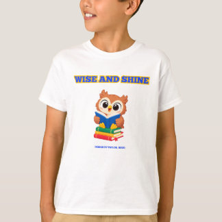 BOOK CLUB, brown Owl Motivational graphic Boy's T-Shirt