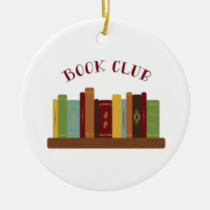 Book Club Ceramic Ornament