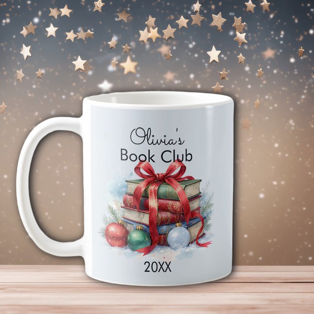Book Club Christmas Personalised Coffee Mug (Creator Uploaded)