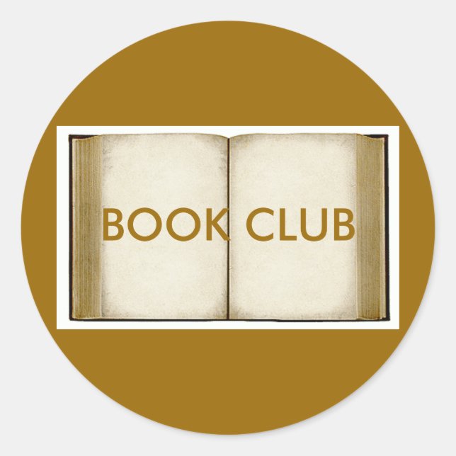Book Club Classic Round Sticker (Front)