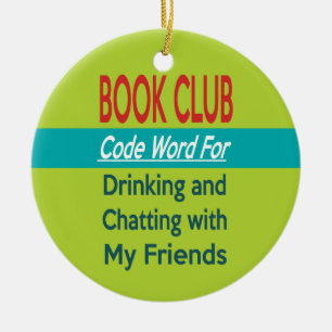 Book Club - Code Word Ceramic Tree Decoration