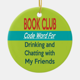 Book Club - Code Word Ceramic Tree Decoration