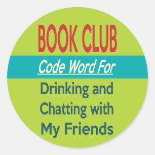 Book Club - Code Word Classic Round Sticker