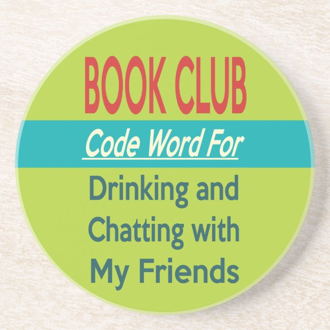 Book Club - Code Word Coaster (Front)
