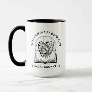 Book Club Coffee Mug, Book Club Gift, Custom Book Mug