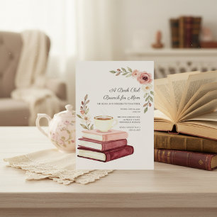 Book Club Cosy Books & Tea Mother’s Day Brunch Invitation