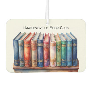 Book Club Customisable Auto Car Air Freshener